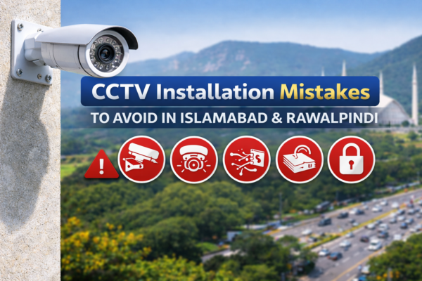 Common CCTV Installation Mistakes to Avoid in Pakistan