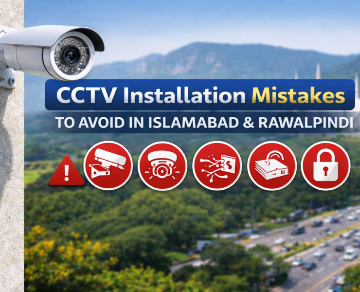 Common CCTV Installation Mistakes to Avoid in Pakistan