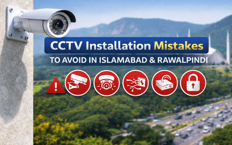 Common CCTV Installation Mistakes to Avoid in Pakistan