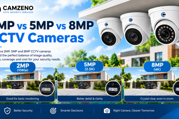 2MP vs 5MP vs 8MP CCTV cameras comparison for security
